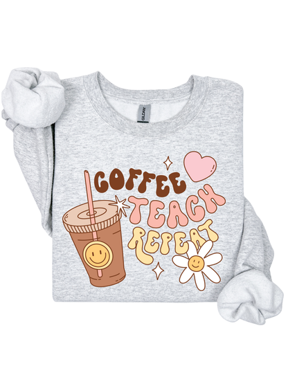 Coffee Teach Repeat Sweater