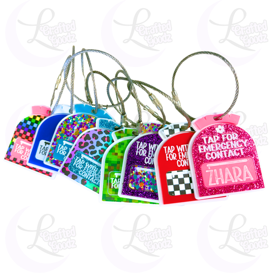 Safety Tap NFC Backpack Tag
