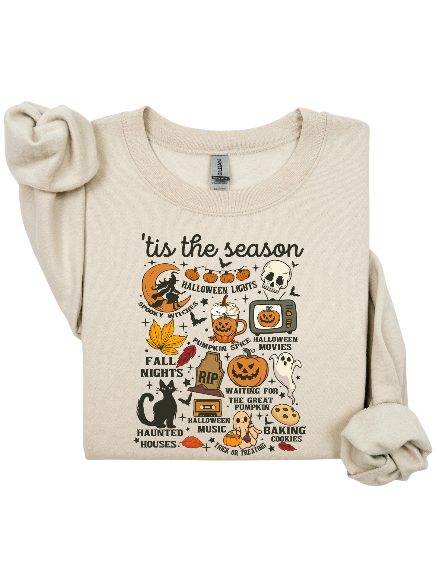Tis the Season Spooky Sweater Sweater