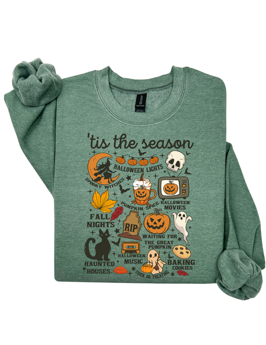 Tis the Season Spooky Sweater Sweater