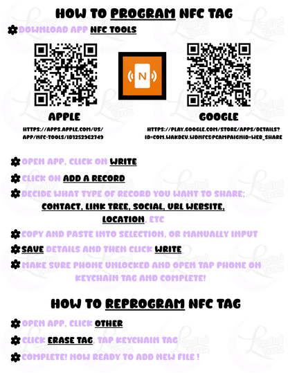 Social Spark NFC Keychain