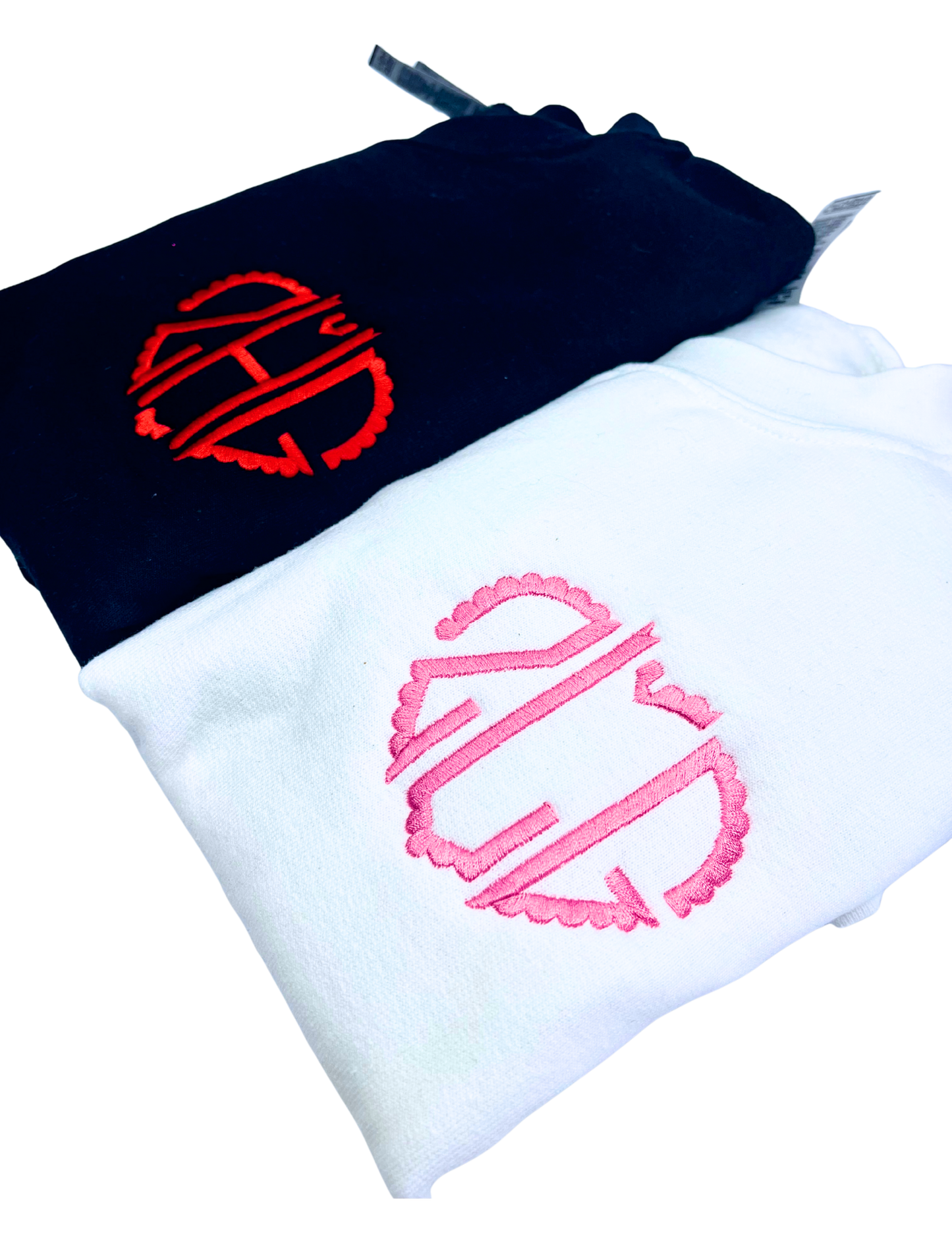 Heart Monogram Personalized Youth Embroidered Sweater