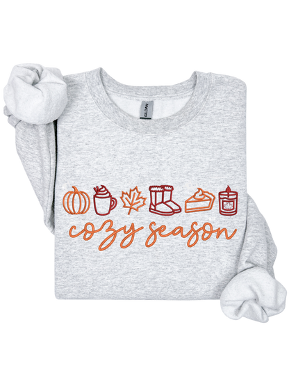 Cozy Season Embroidery Sweater