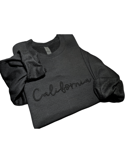 California Embroidered Sweater