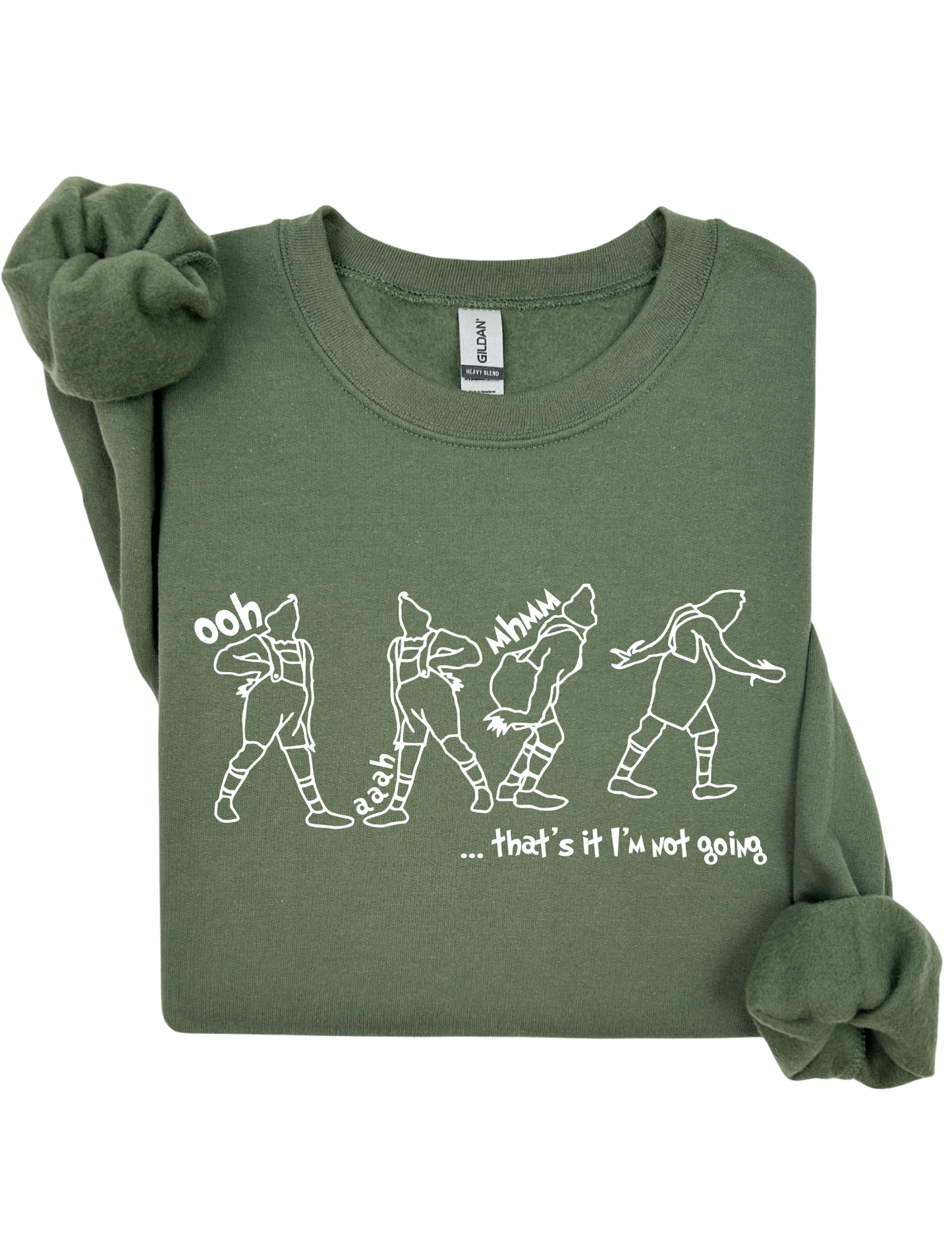 Grinch Mood Crewneck-White