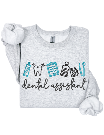 Dental Assistant Embroidery Sweater