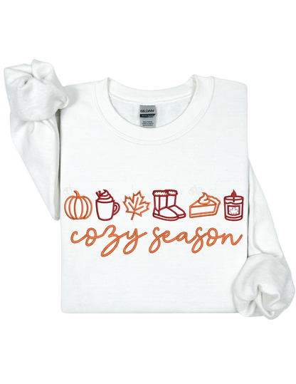 Cozy Season Embroidery Sweater