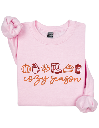 Cozy Season Embroidery Sweater