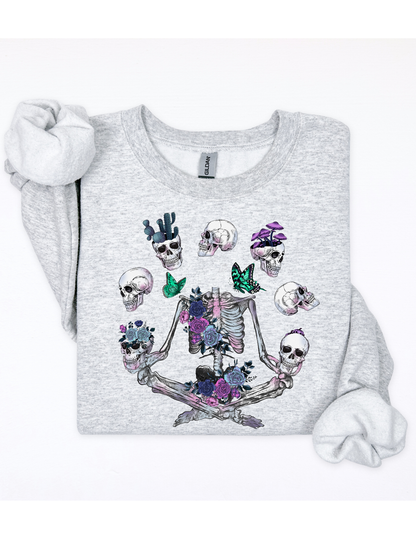 Floral Bones Sweater