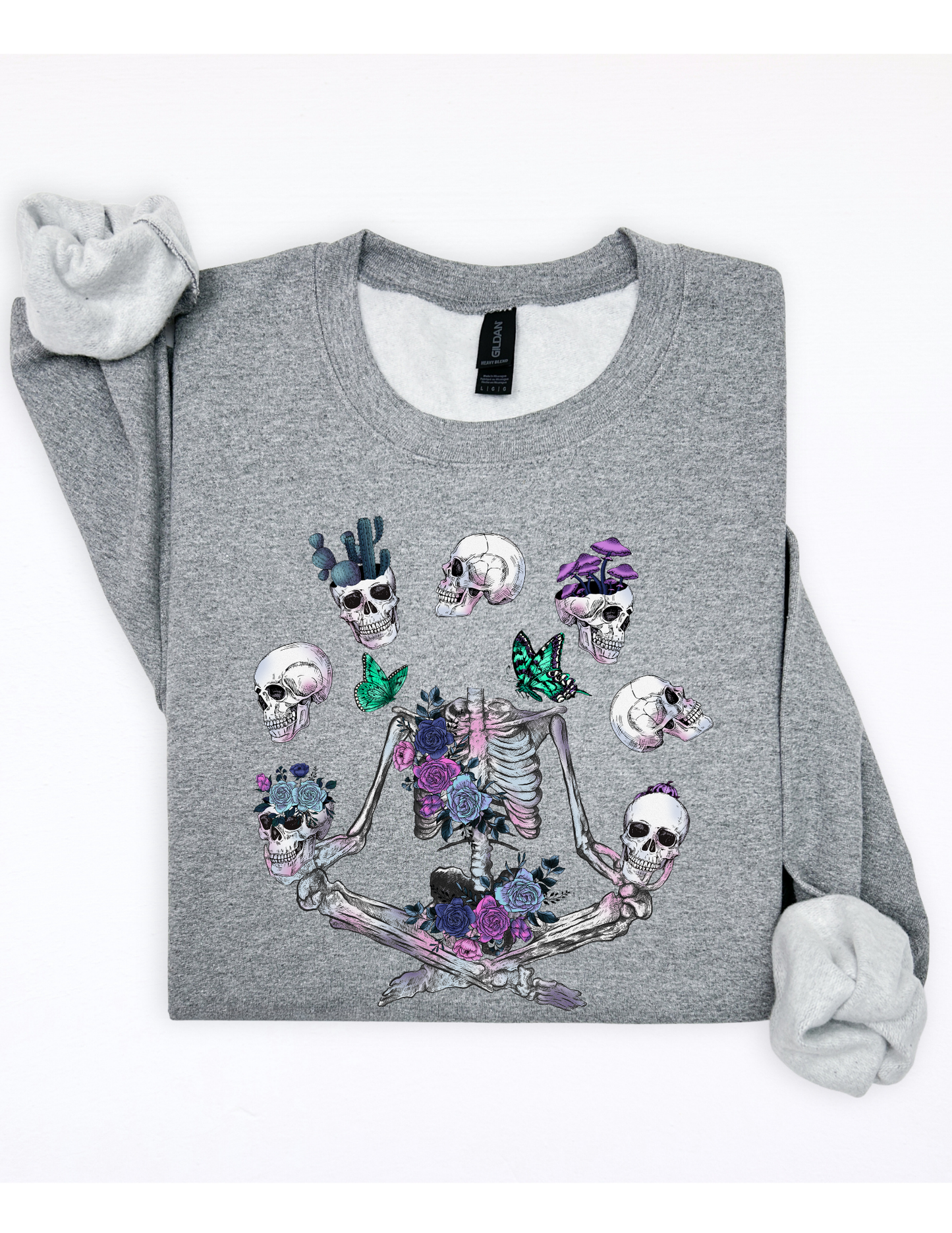Floral Bones Sweater