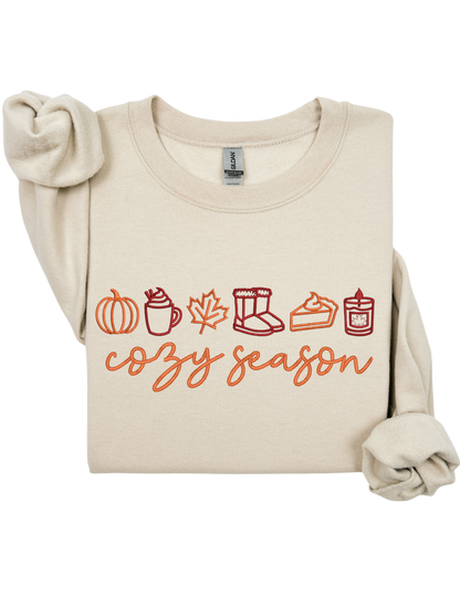 Cozy Season Embroidery Sweater