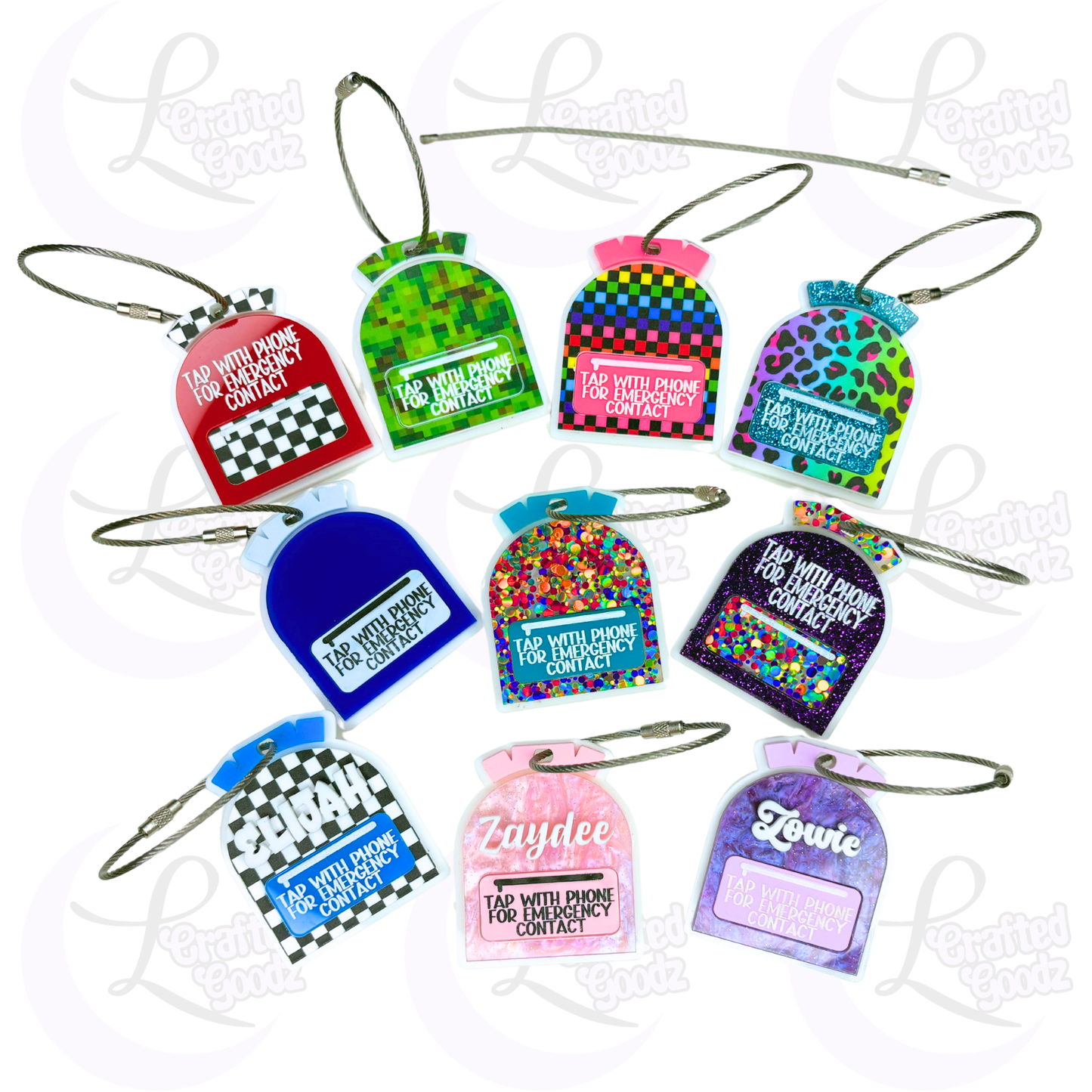 Safety Tap NFC Backpack Tag