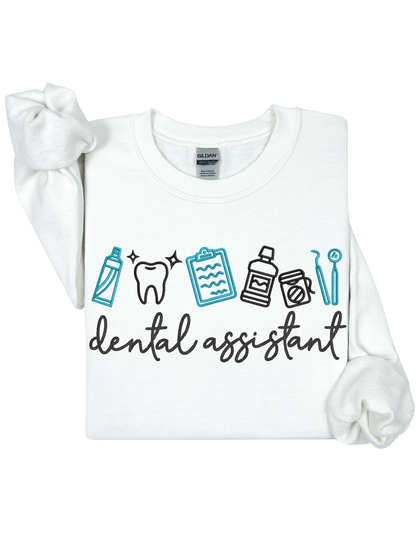Dental Assistant Embroidery Sweater