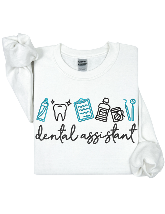 Dental Assistant Embroidery Sweater